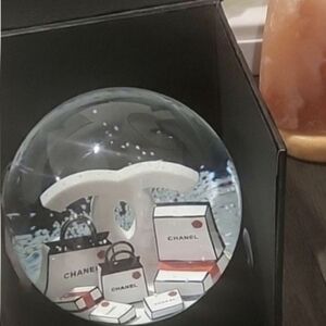 Chanel Logo Snow Globe
